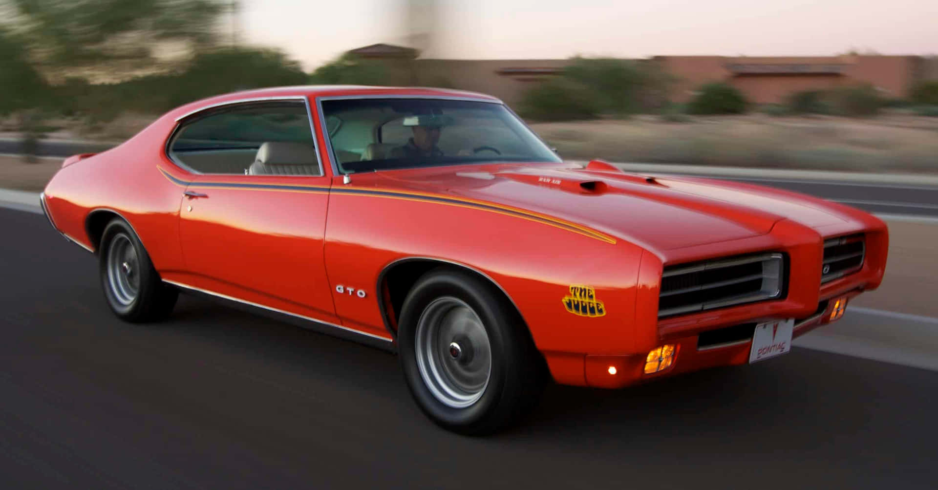 Classic Muscle - 1969 Pontiac Gto Background