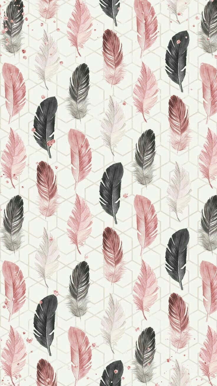 Classic Navy And Lime Green Pattern Background