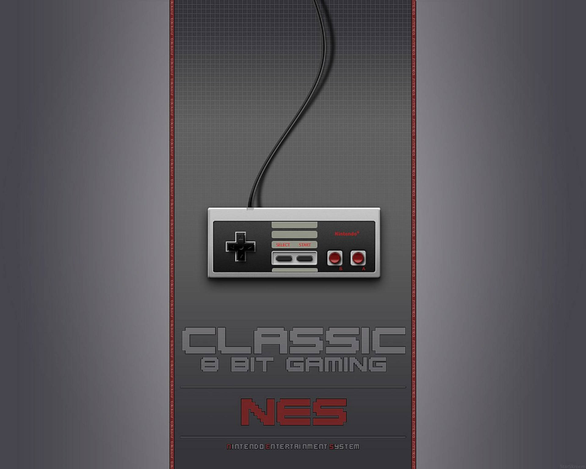 Classic Nes Controller Poster