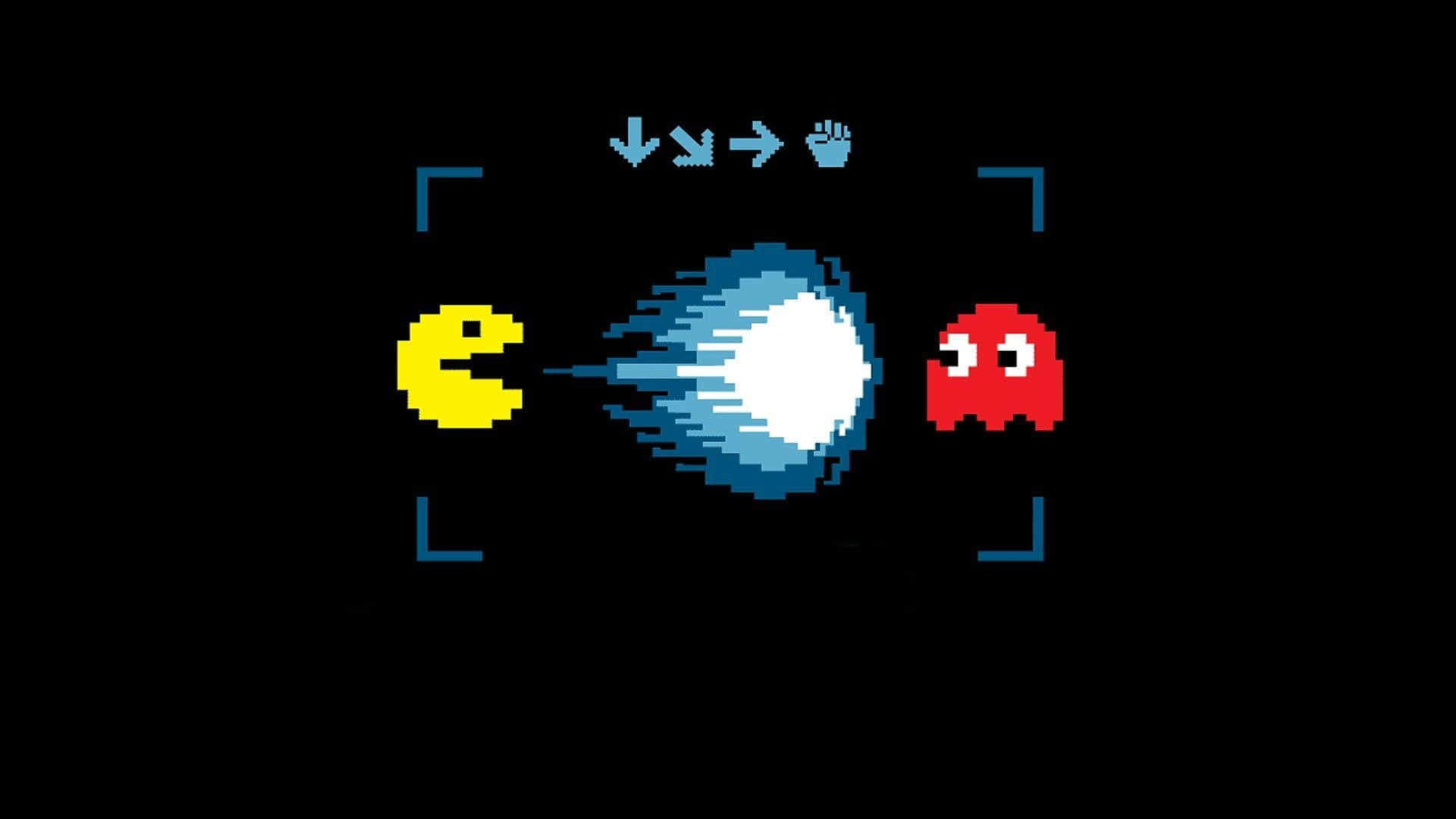 Classic Pacman Gameplay Background