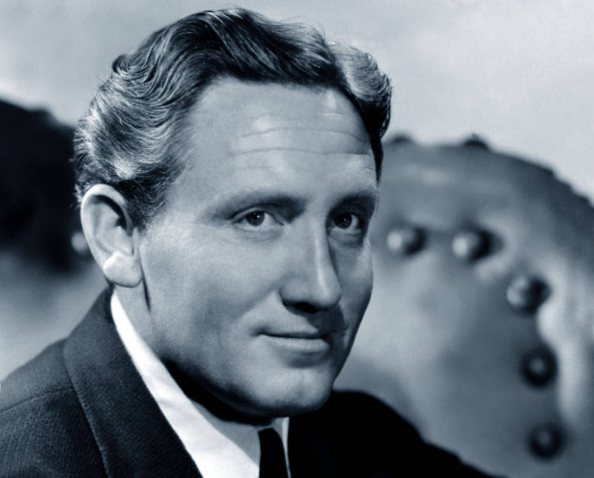 Classic Portrait Of Spencer Tracy, Icon Of Hollywood Golden Era Background