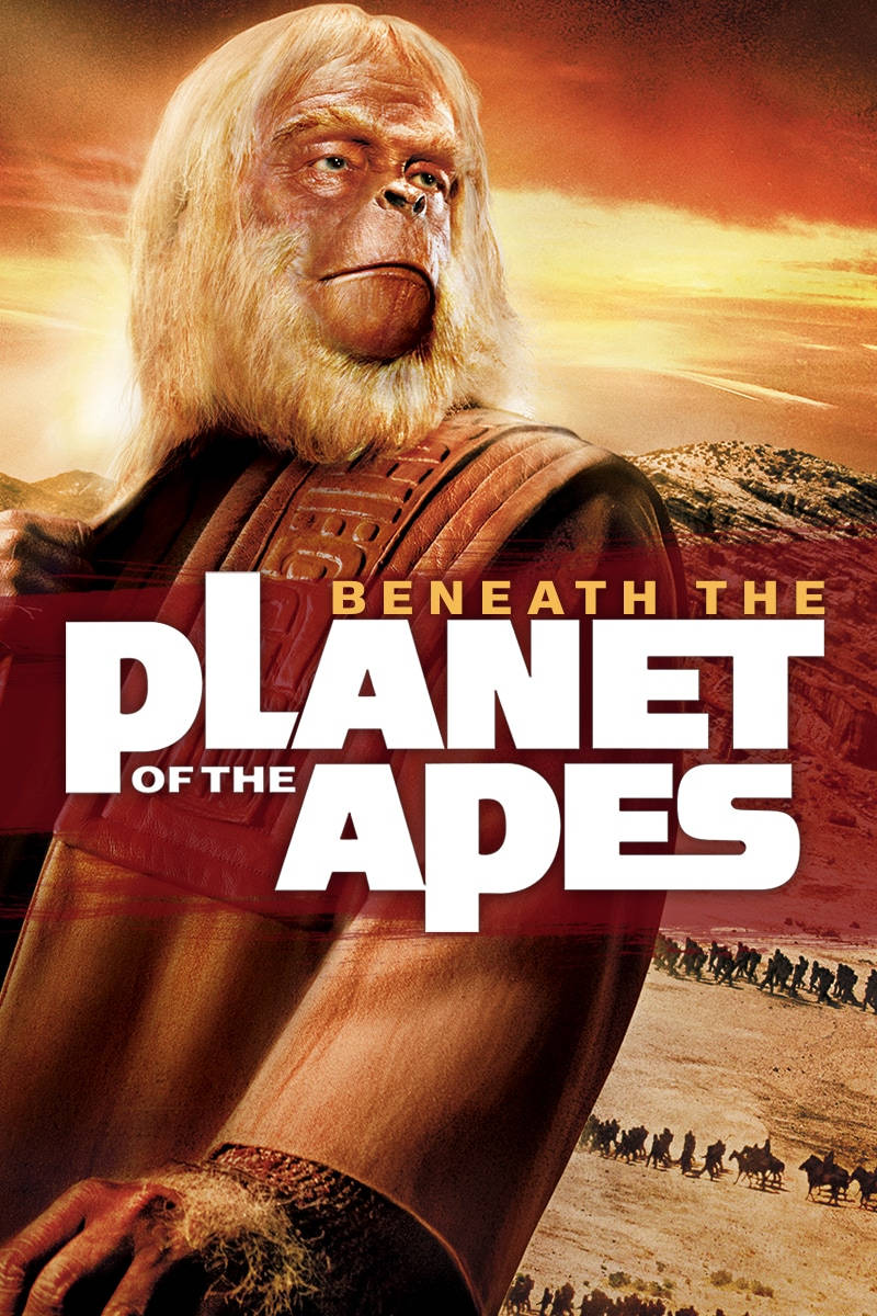 Classic Poster Of Beneath The Planet Of The Apes Movie Background