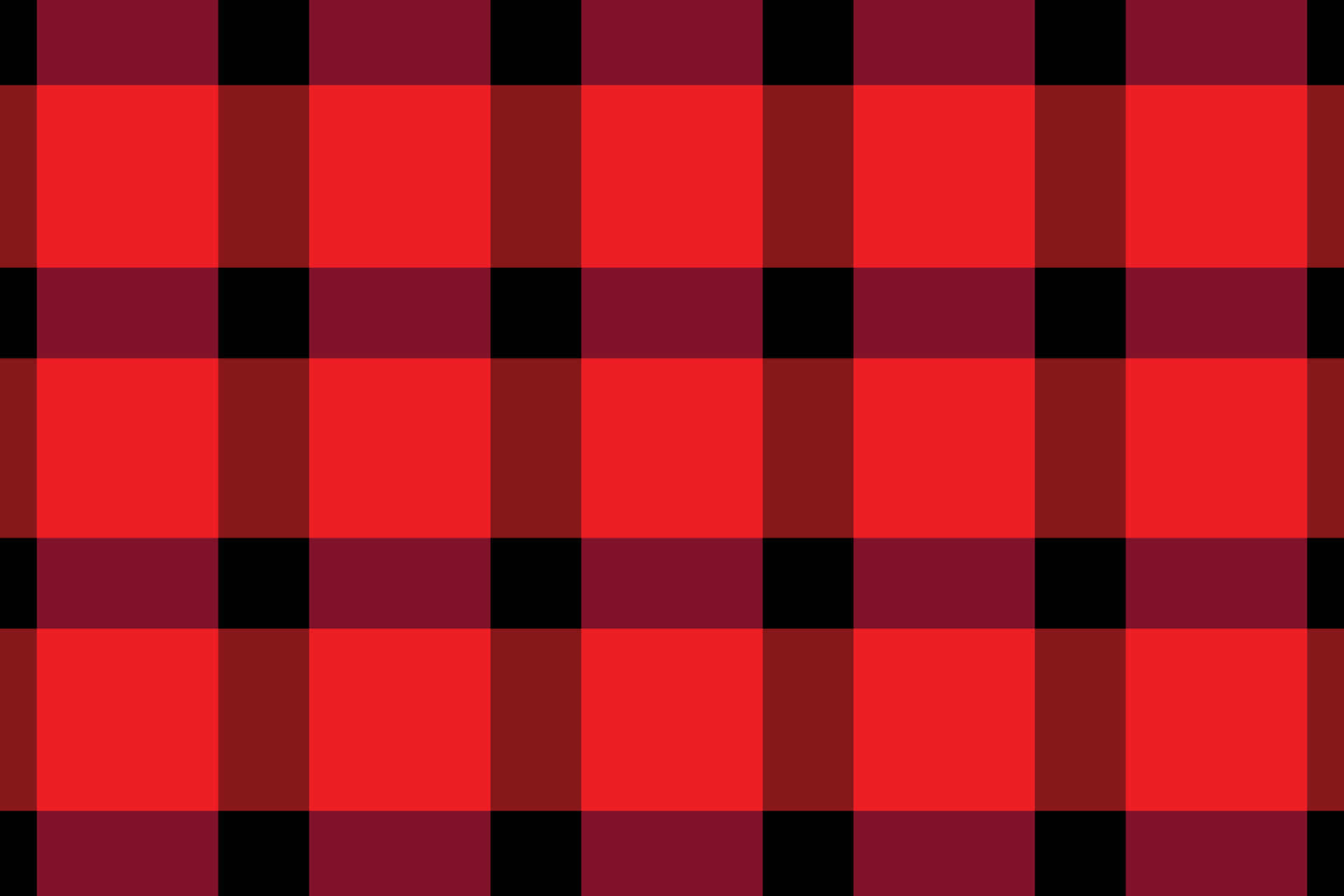 Classic Red And Black Plaid Background