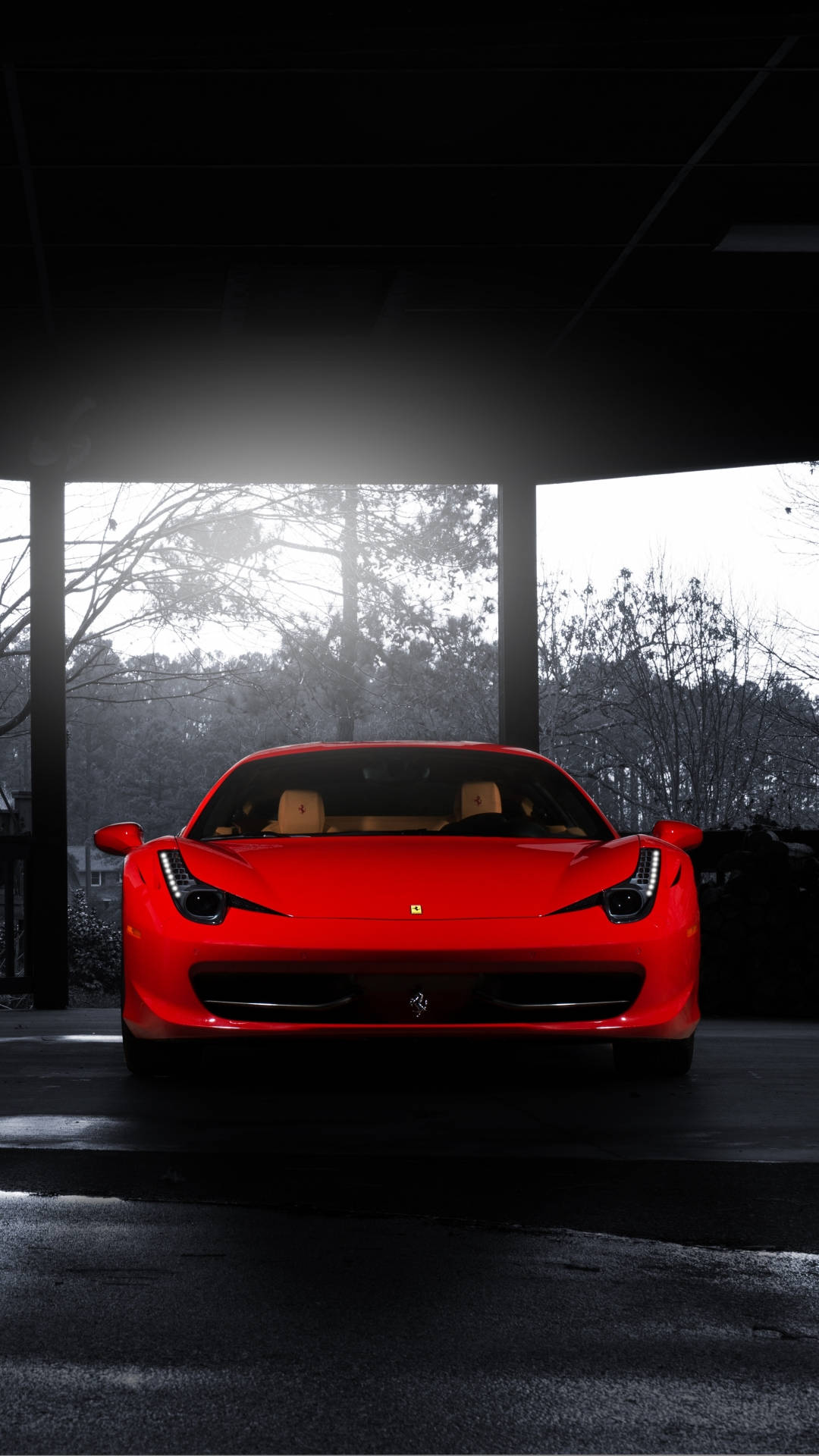 Classic Red Ferrari Phone Digital Art