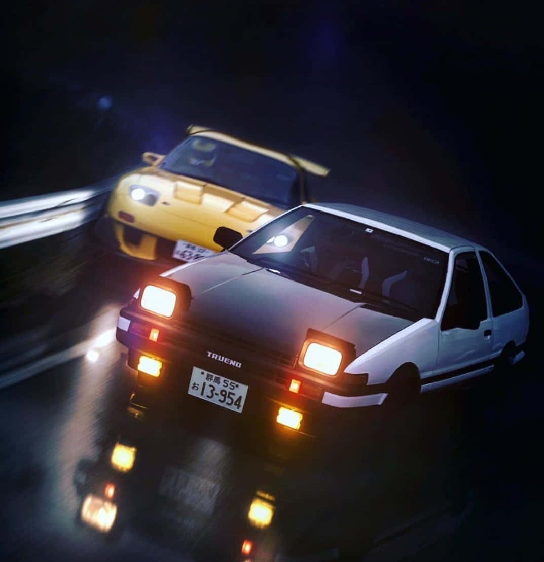 Classic Retro Toyota Ae86 Background