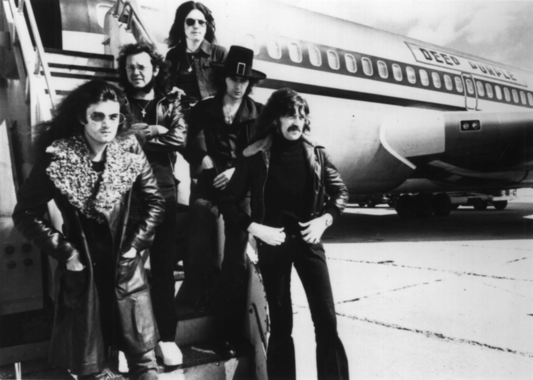 Classic Rock Music Legend Deep Purple 1974 Photograph Background