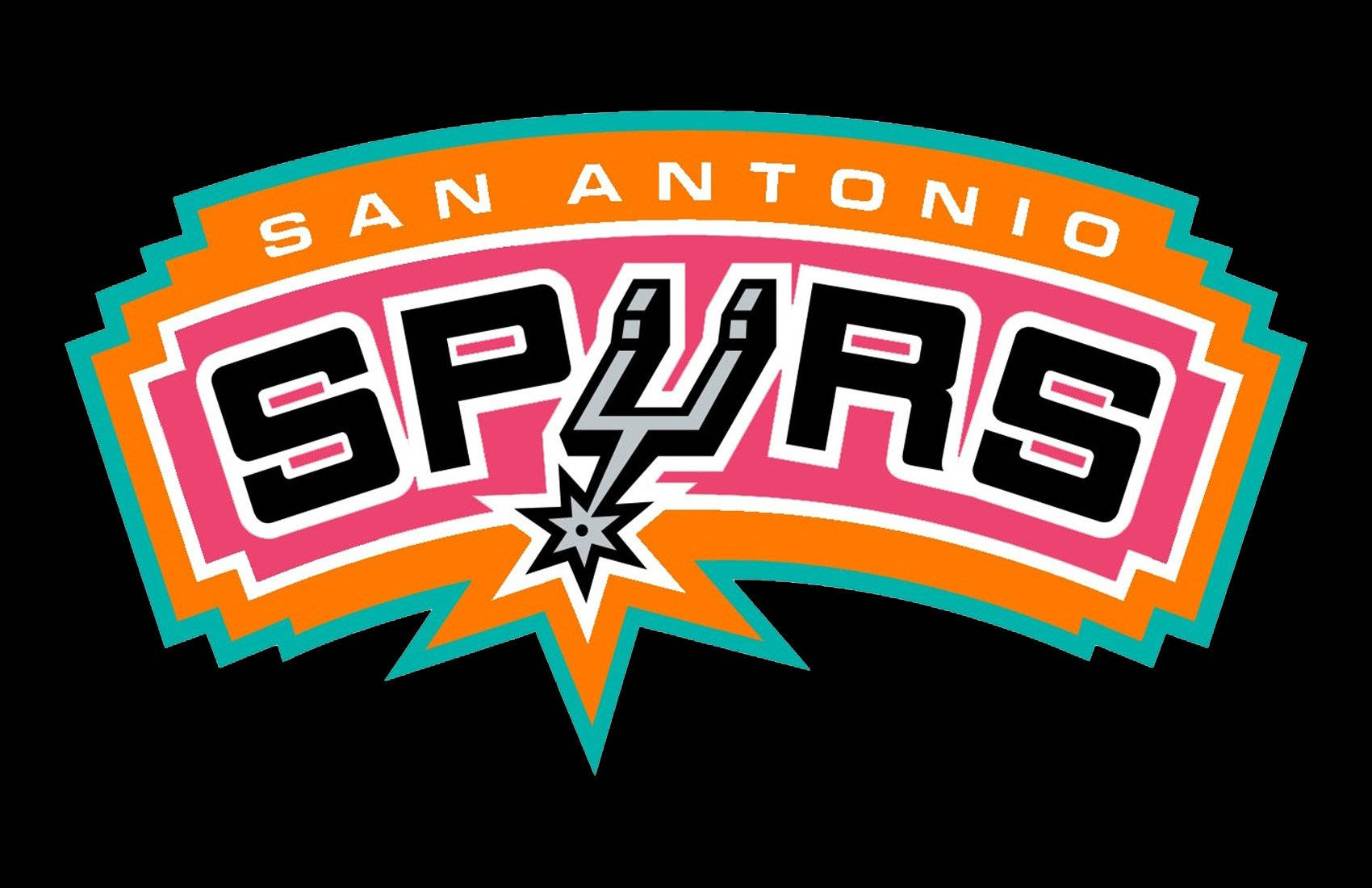 Classic San Antonio Spurs Logo Background