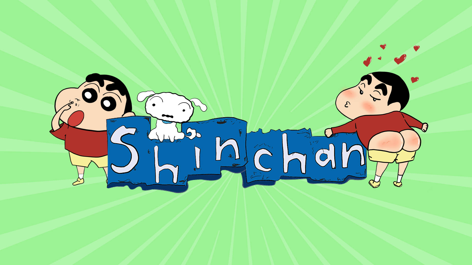 Classic Shin Chan Cartoon Background