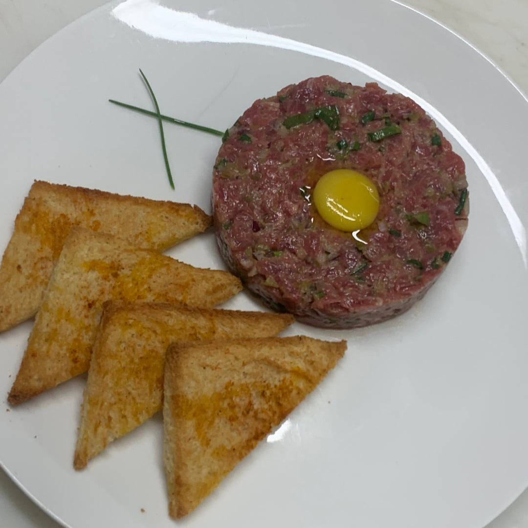 Classic Steak Tartare Background