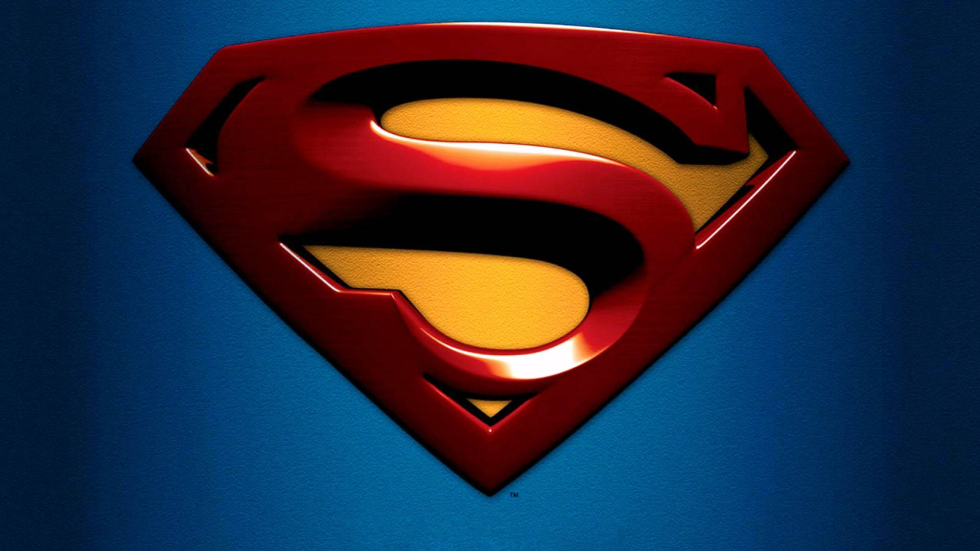 Classic Superman Logo Desktop Background