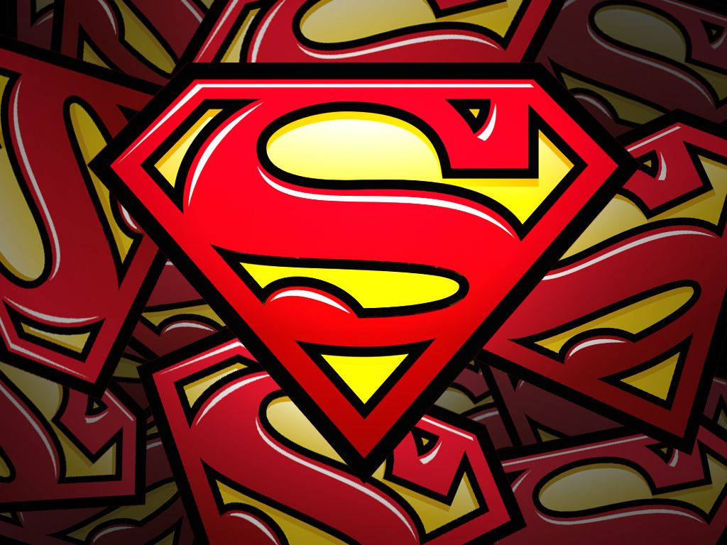 Classic Superman Symbol Iphone Background