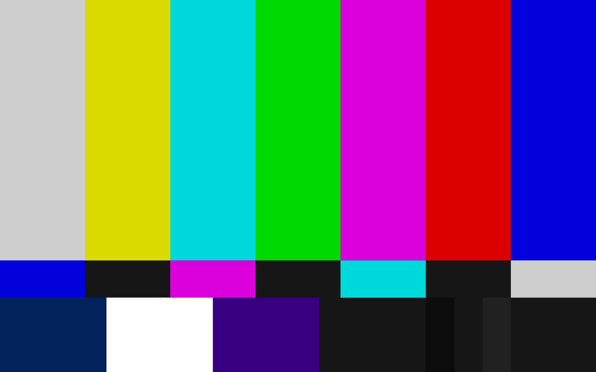 Classic Tv Broadcast Test Pattern Background