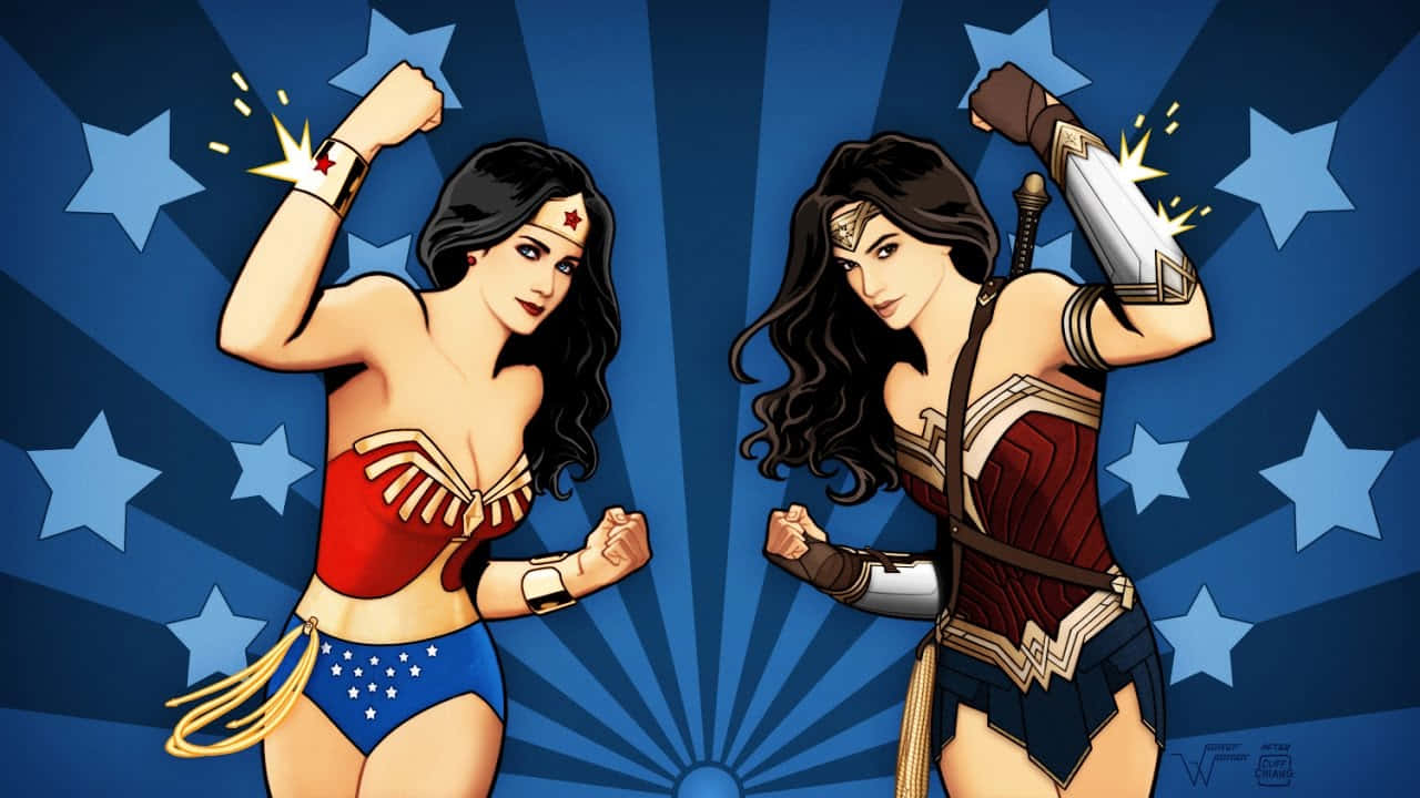 Classic_vs_ Modern_ Wonder_ Woman Background