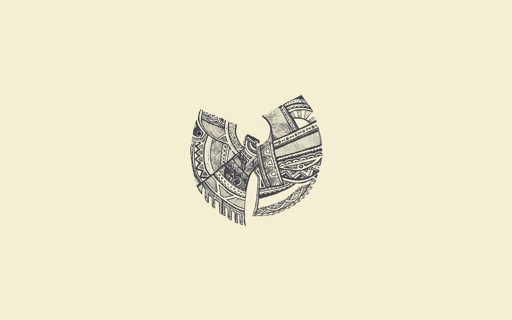 Classic Wu Tang Clan Logo Background
