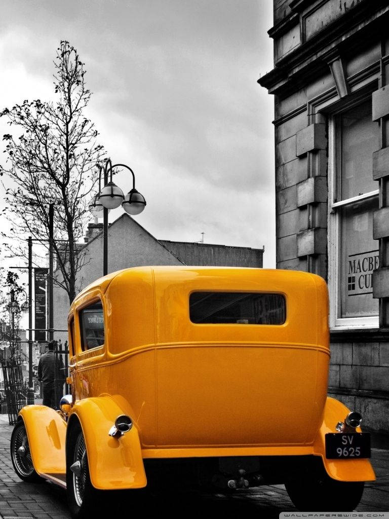 Classic Yellow 1932 Ford