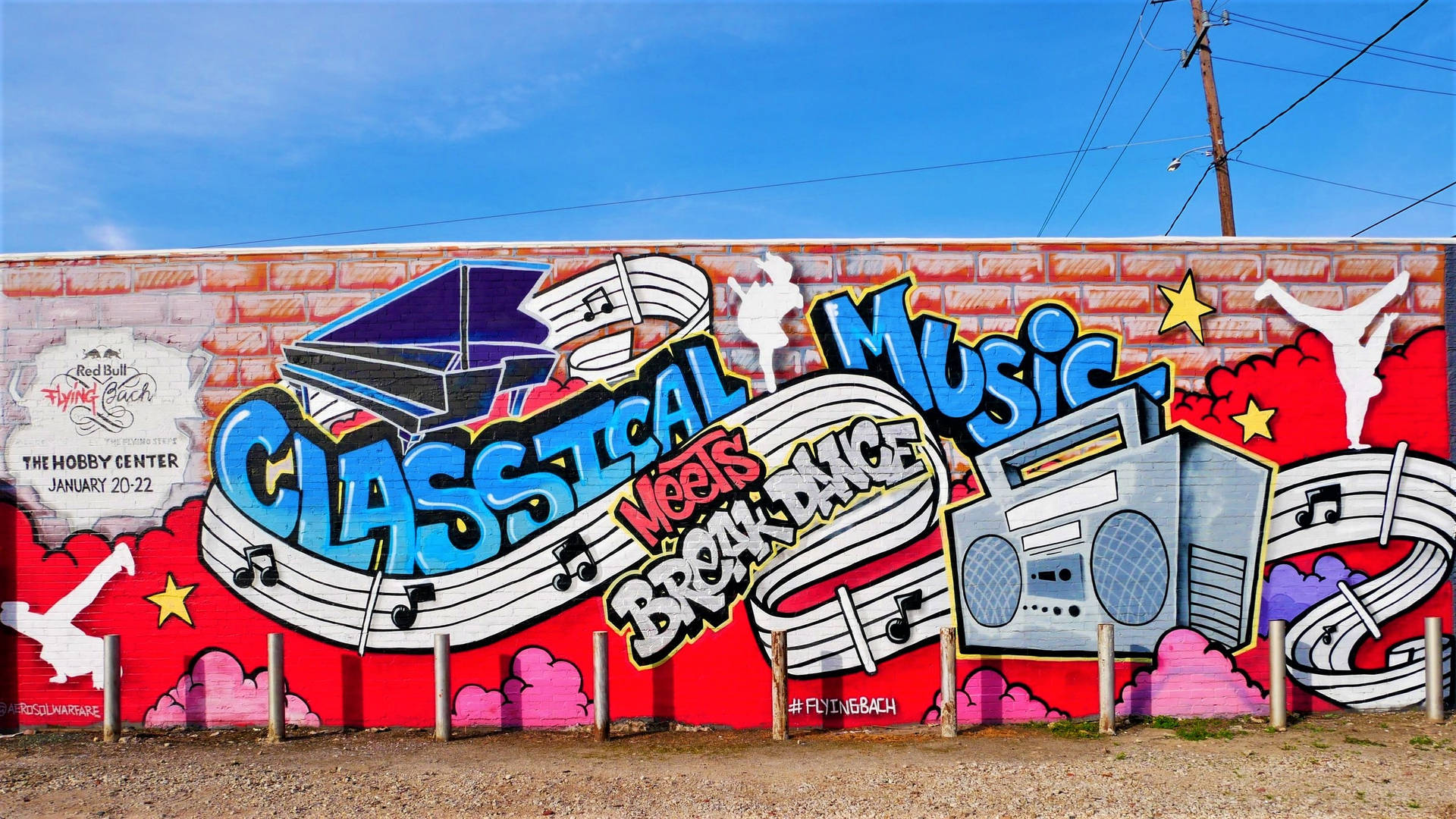 Classical Music Graffiti Houston Background