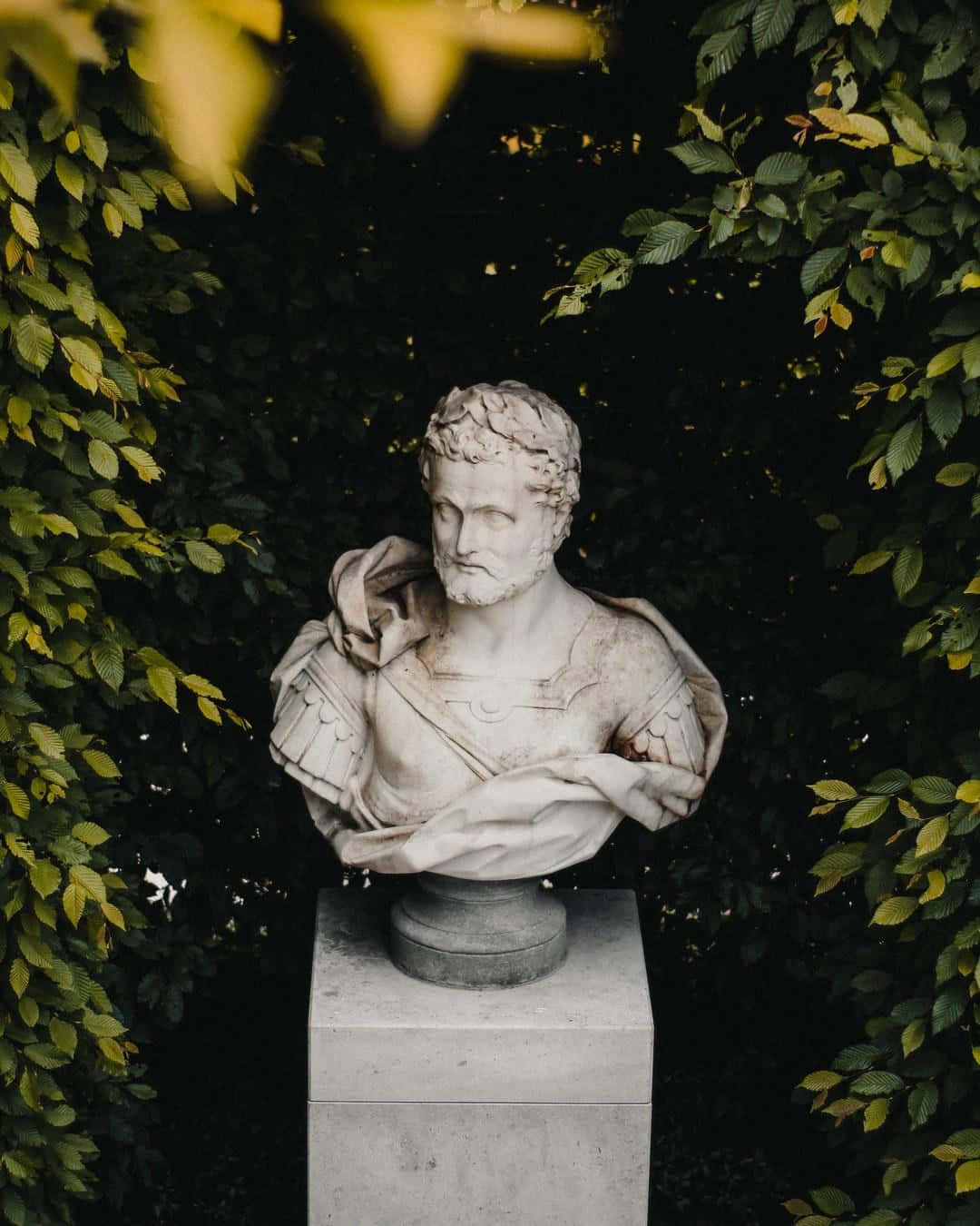 Classical Philosopher Statue Bust