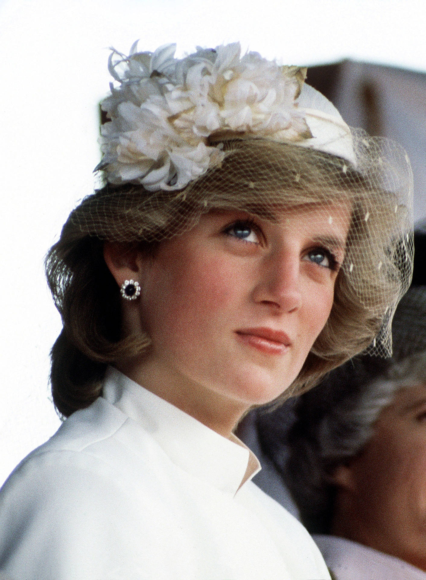 Classy Close Up Shot Of Princess Diana Background