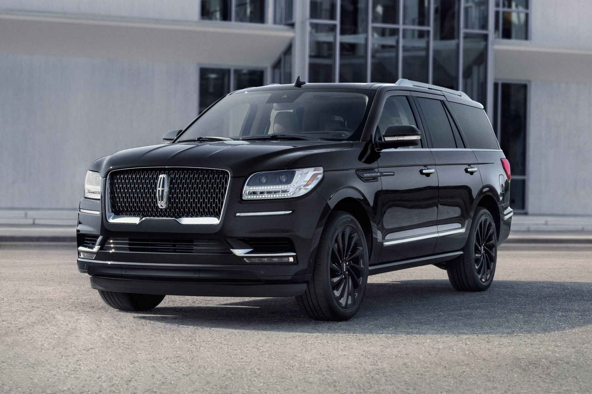 Classy Lincoln Car Navigator Background