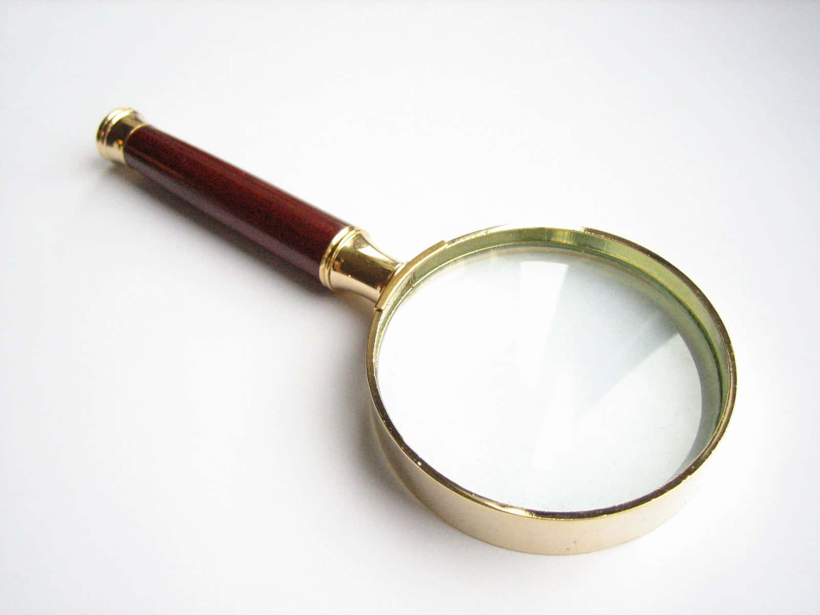 Classy Magnifying Glass Wooden Handle Background