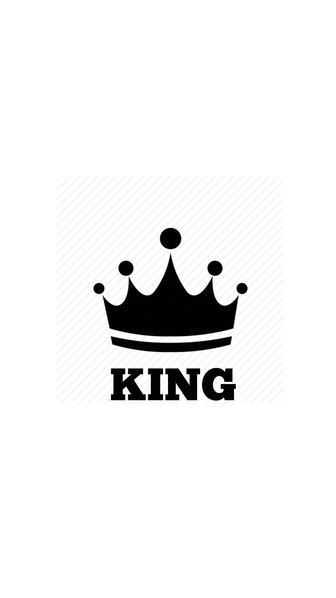 Classy White And Black King Iphone Background