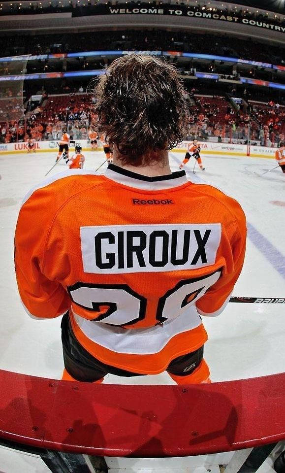 Claude Giroux Back Canadian Ice Hockey Athlete Background