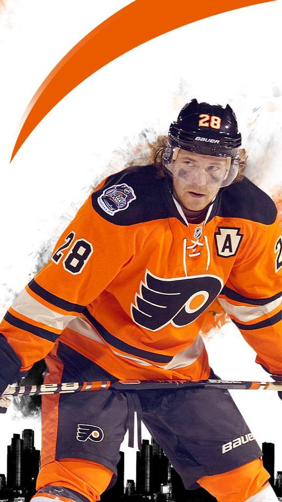 Claude Giroux Ice Hockey Forward Background