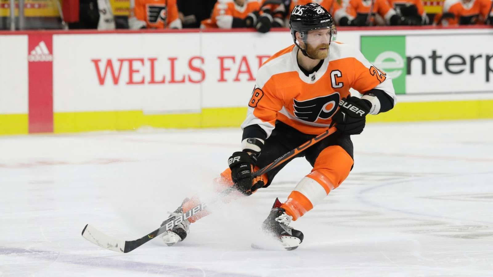 Claude Giroux Ice Skating Hockey Background