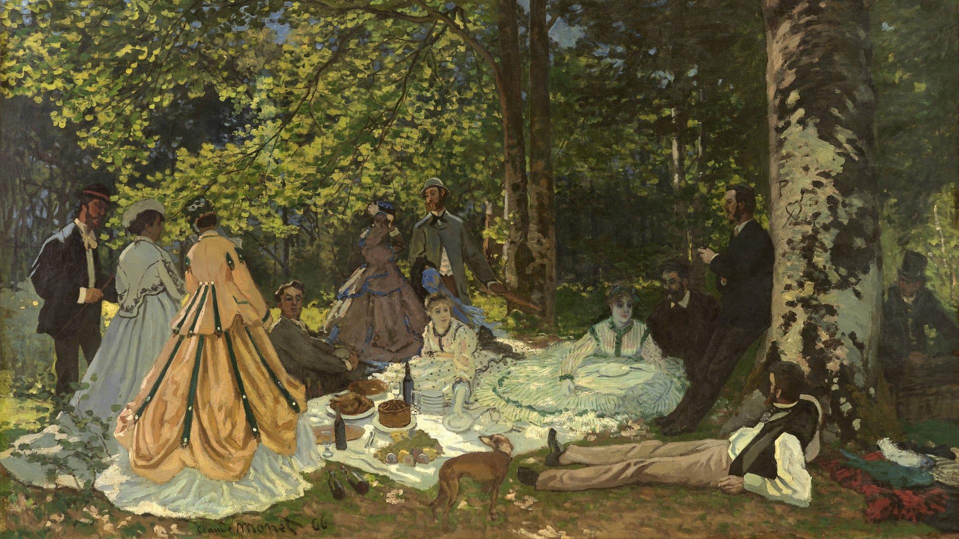 Claude Monet Luncheon On The Grass