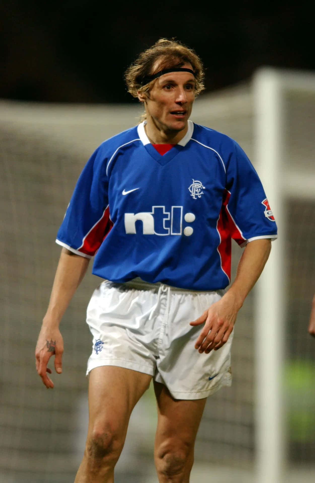 Claudio Caniggia Rangers F C Action Shot Background