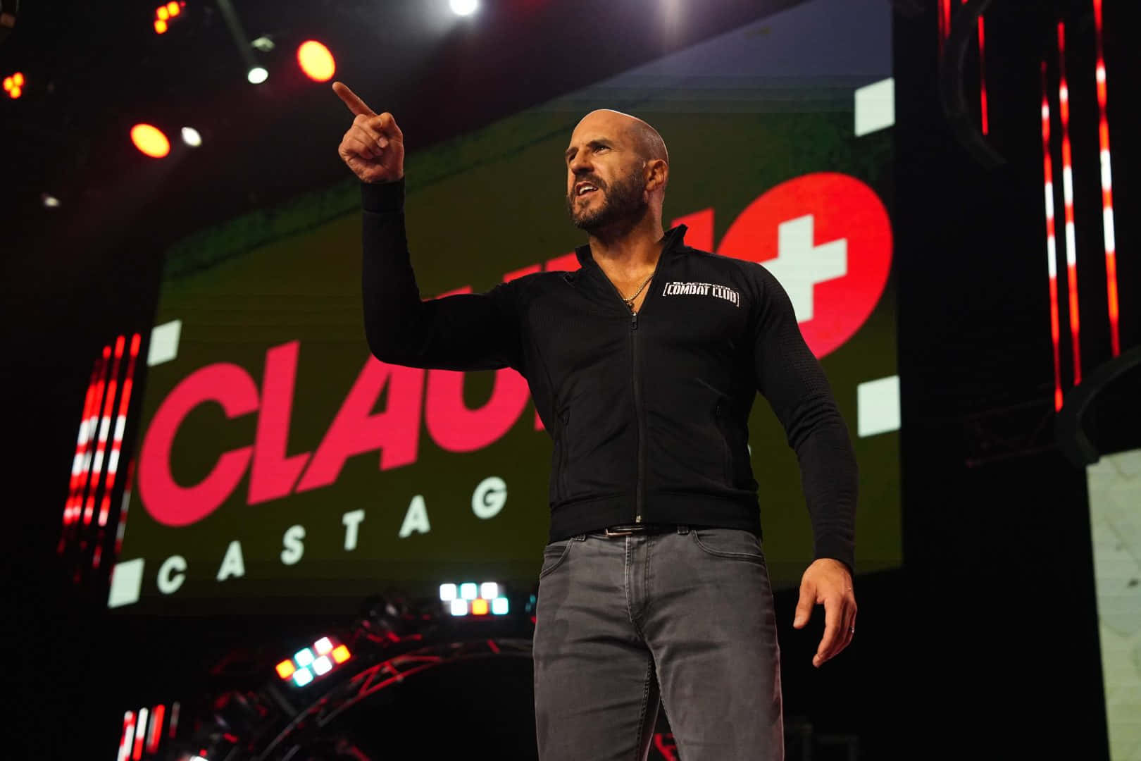 Claudio Castagnoli Aew Rampage Fyter Fest Week 1 Background