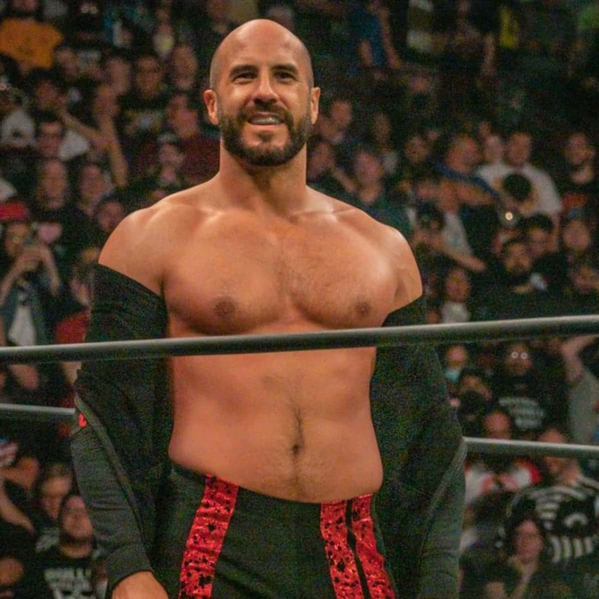 Claudio Castagnoli At Aew X Njpw Forbidden Door Match Background