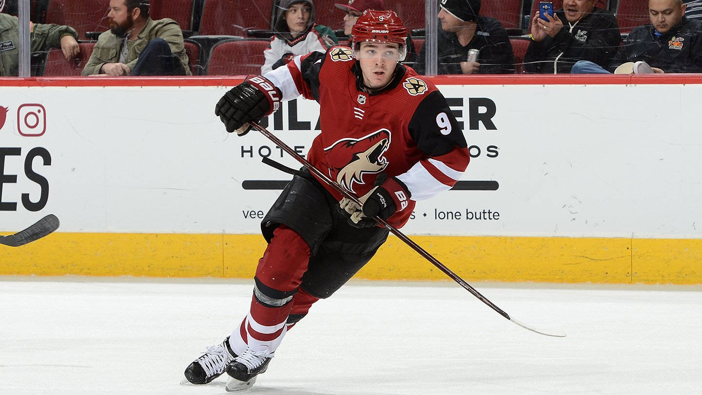 Clayton Keller Arizona Coyotes Vs. Colorado Avalanche