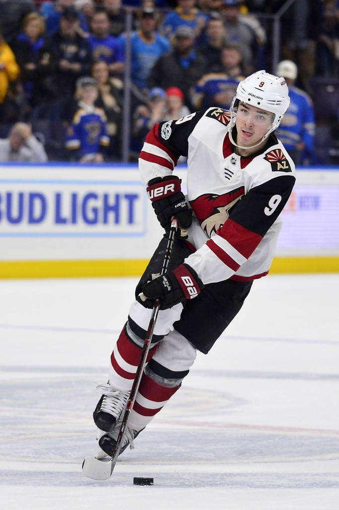 Clayton Keller Arizona Coyotes Vs. New York Rangers Background