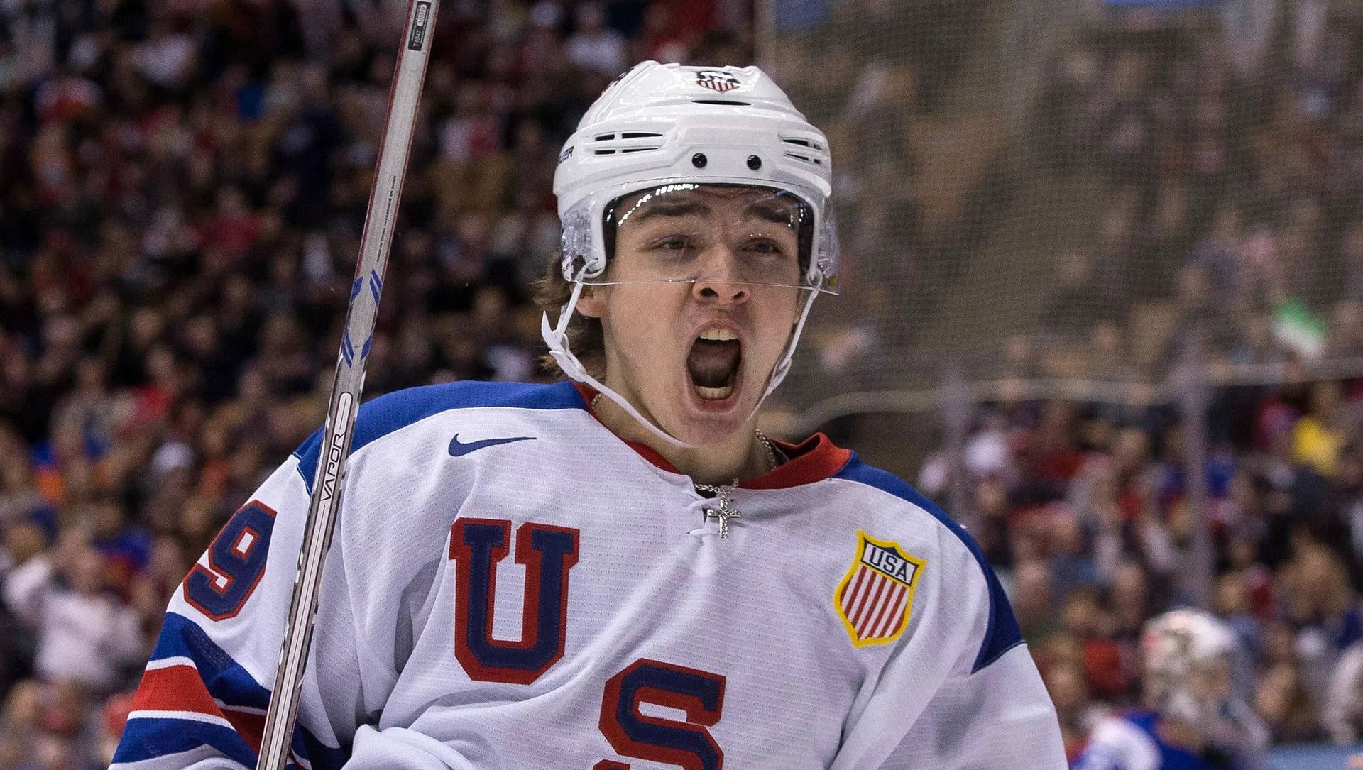 Clayton Keller Celebrates Scoring Opening Goal