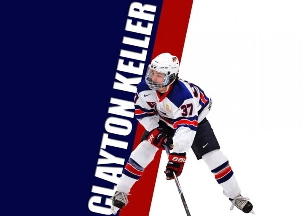 Clayton Keller Sports Athlete Team Usa