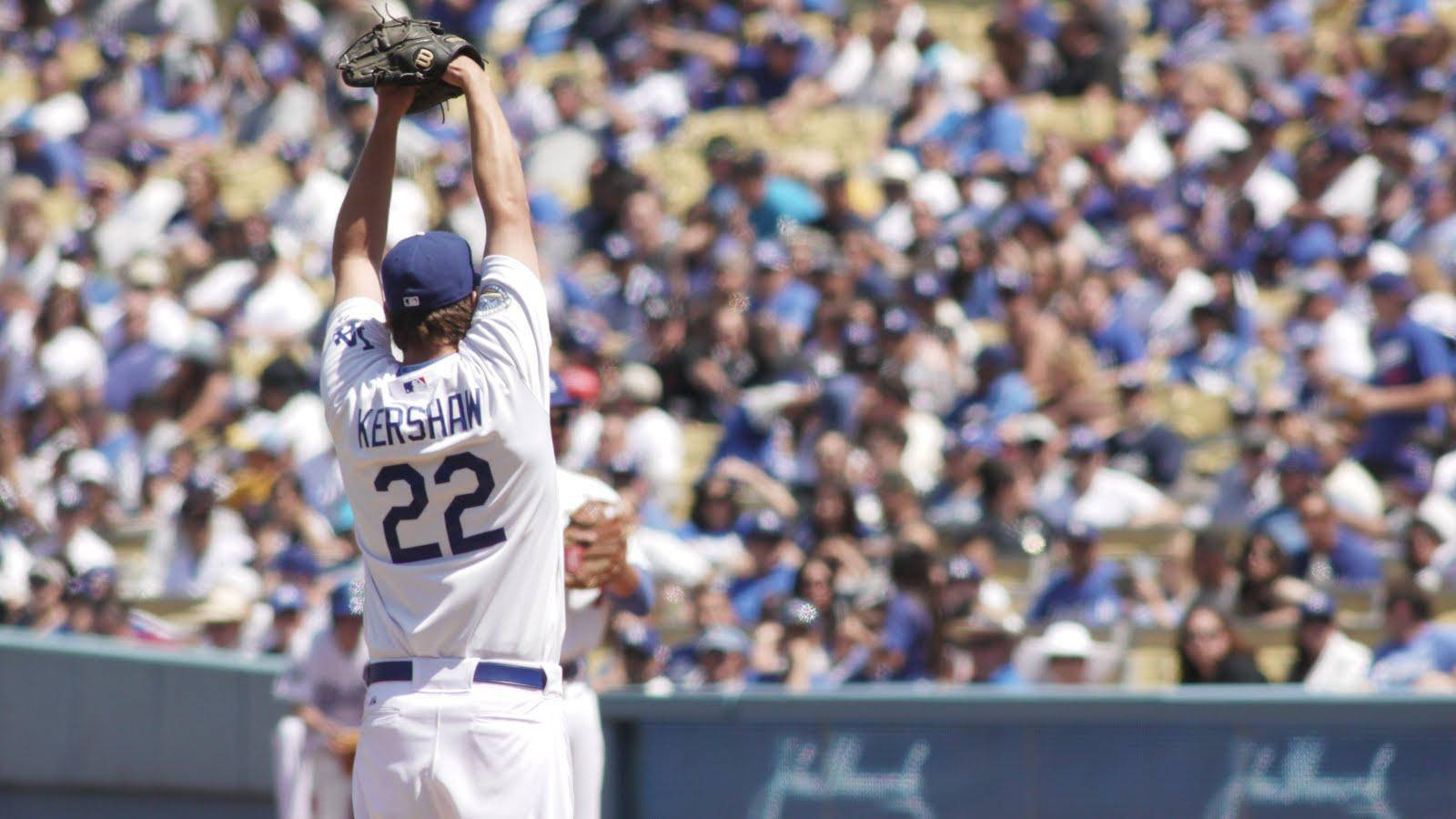 Clayton Kershaw, A Symbol Of Dominance In Baseball Background