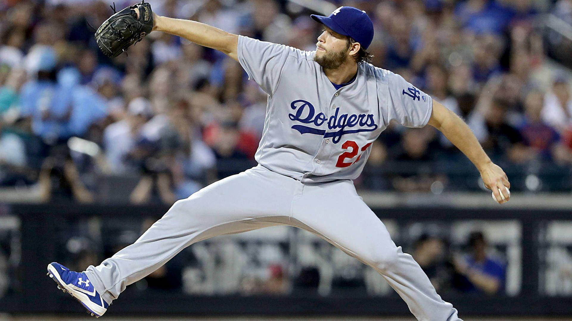 Clayton Kershaw Amazing Stance Background