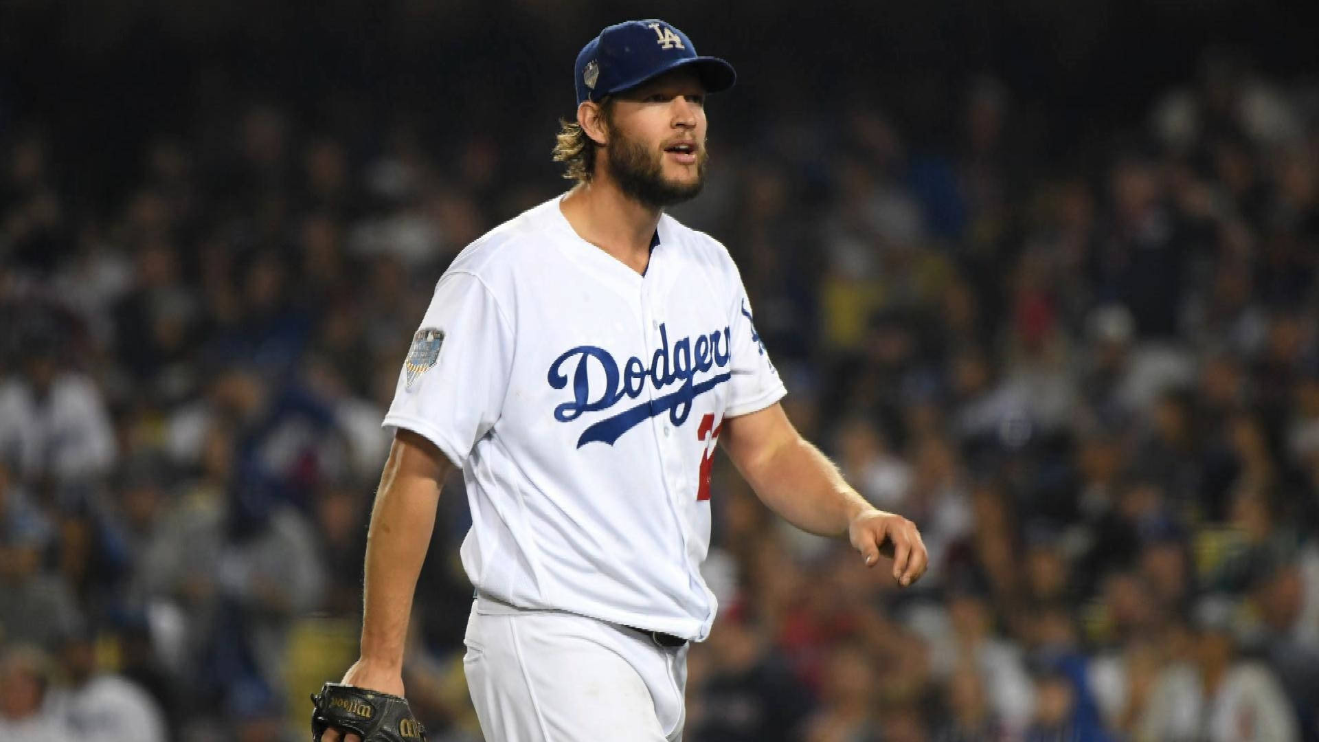 Clayton Kershaw In Field Background