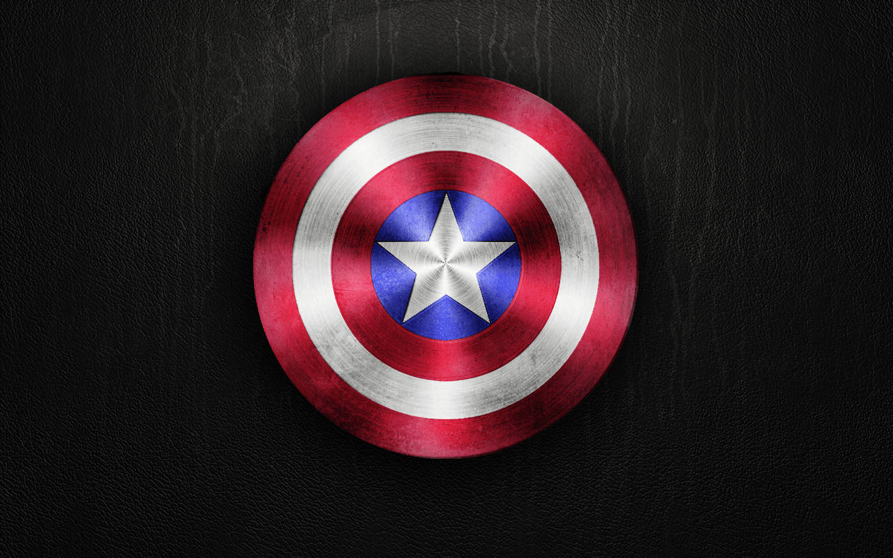 Clean Captain America Shield Background