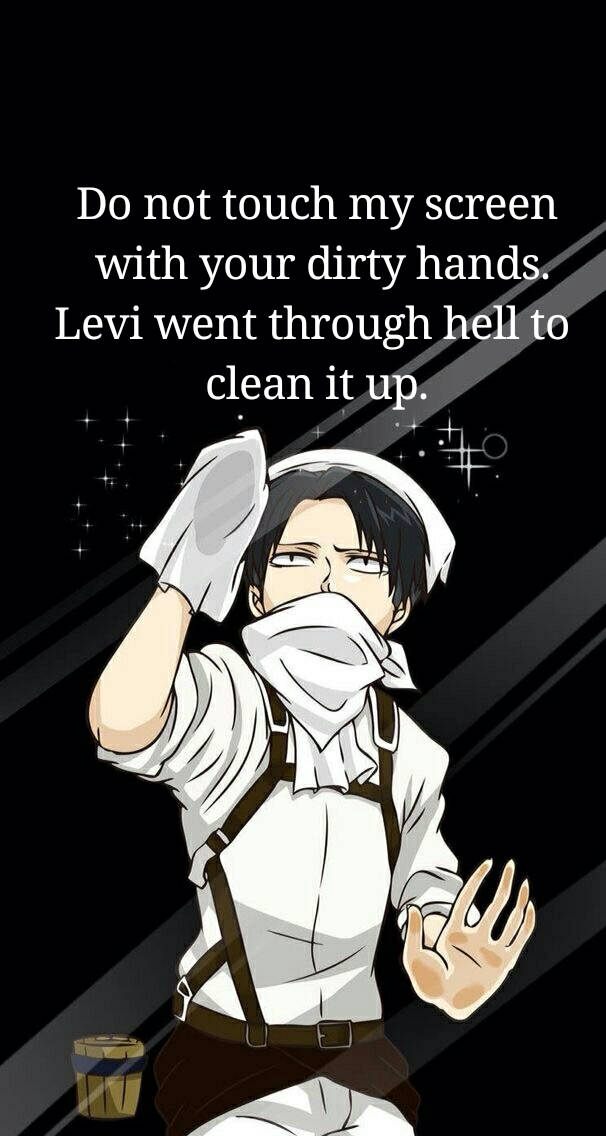 Clean Freak Levi Anime Meme