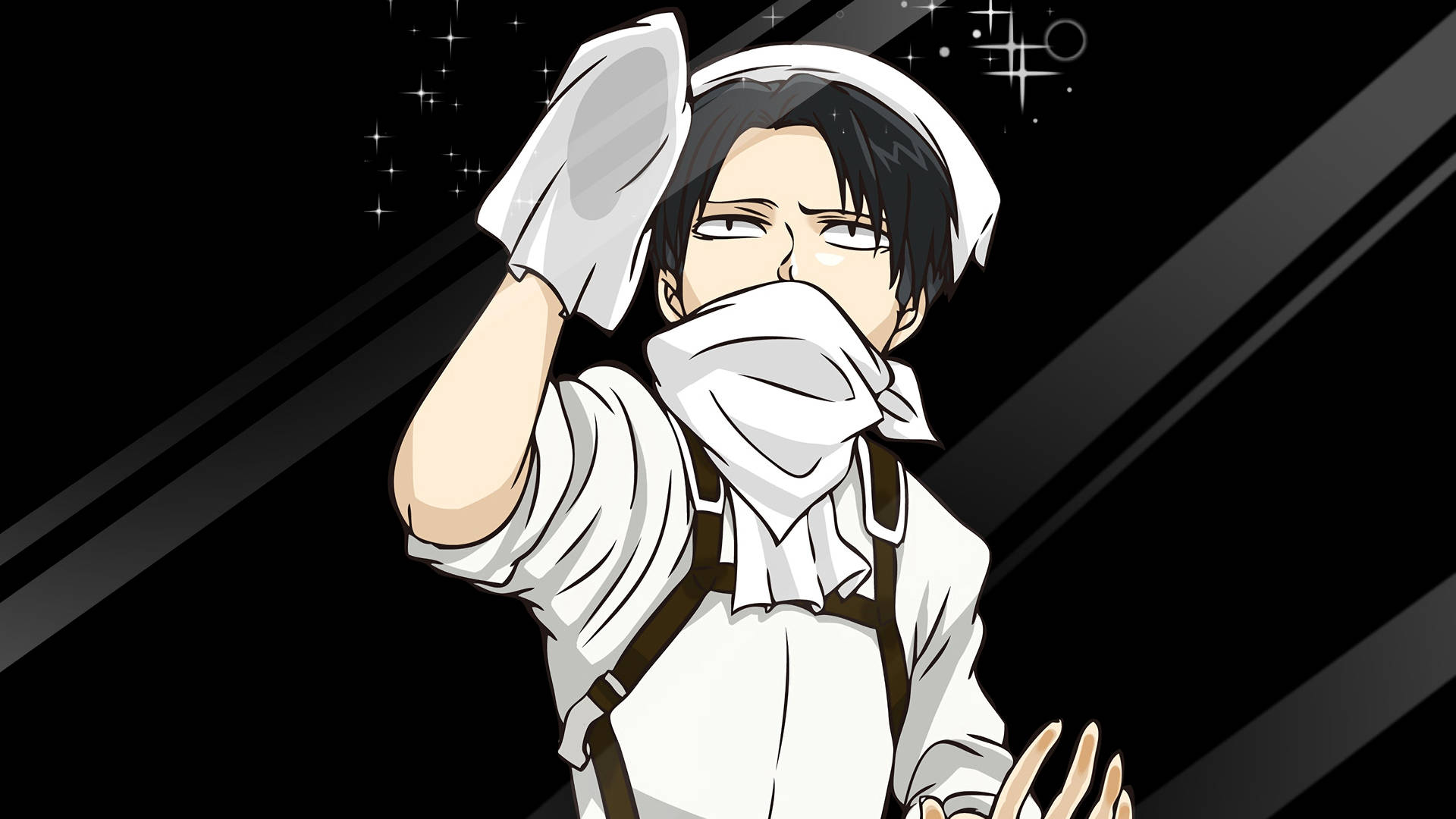 Cleaning Levi Aesthetic Background