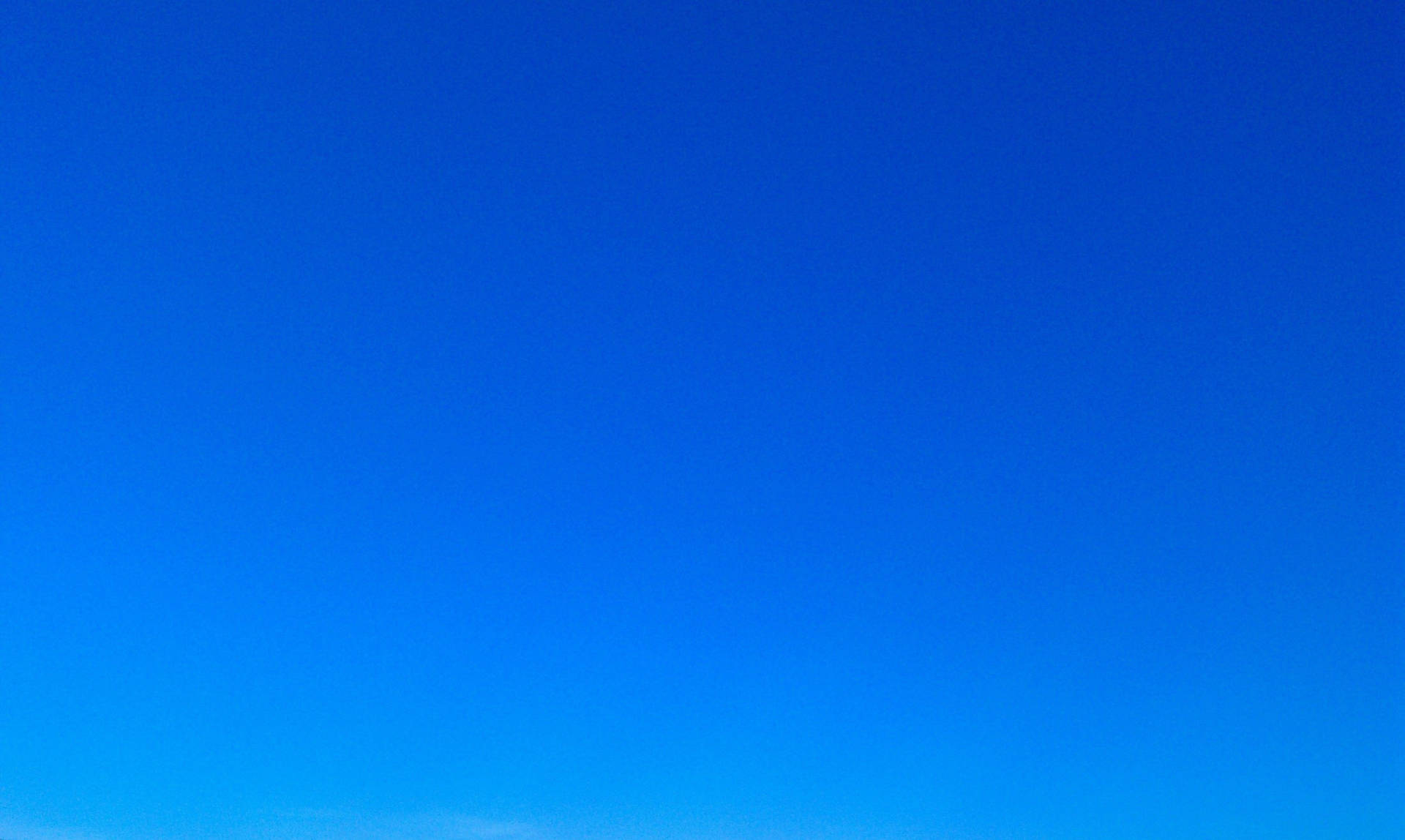 Clear Plain Blue Sky