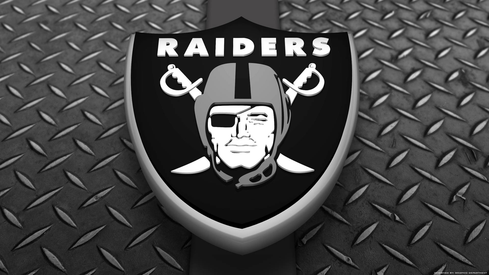Clear Raiders' Logo Poster Background