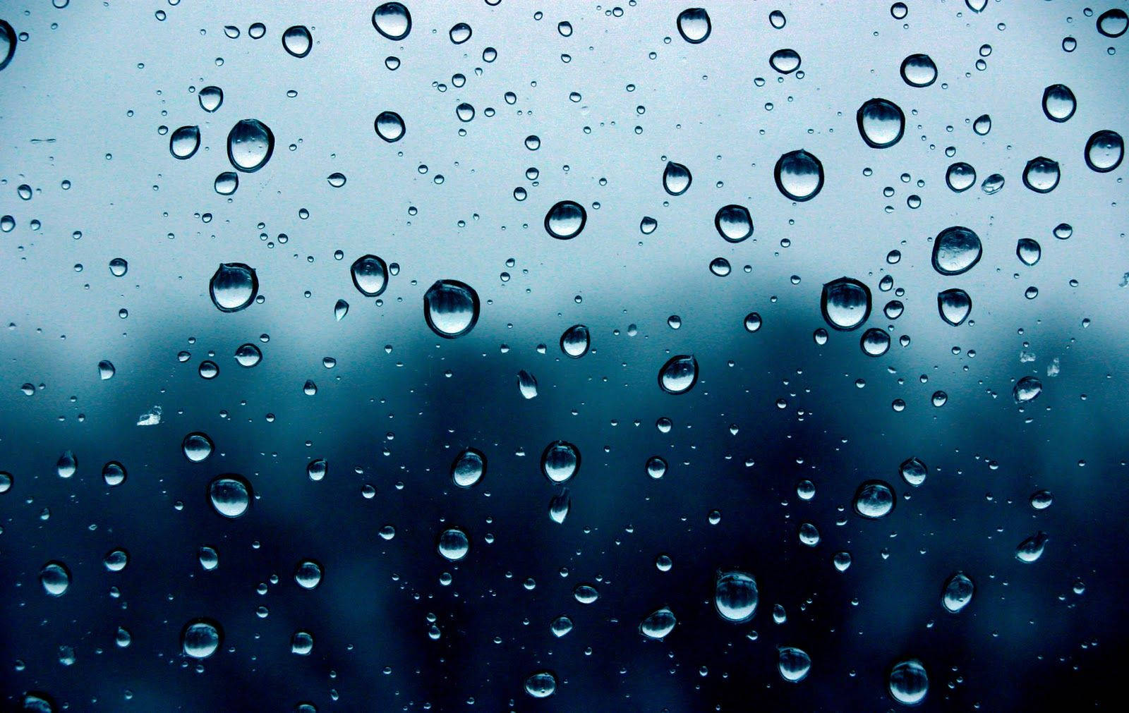 Clear Raindrops Extreme Close Up Background