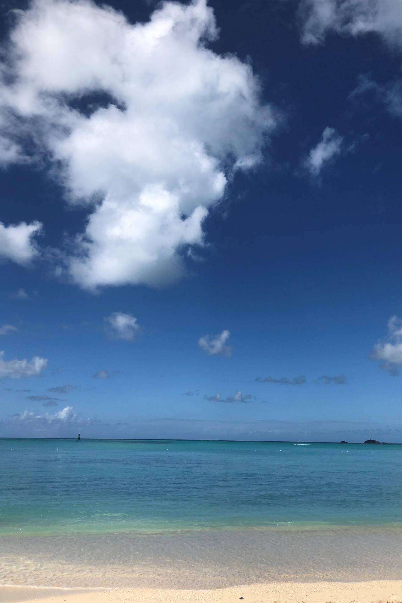 Clear Sky Antigua And Barbuda Background