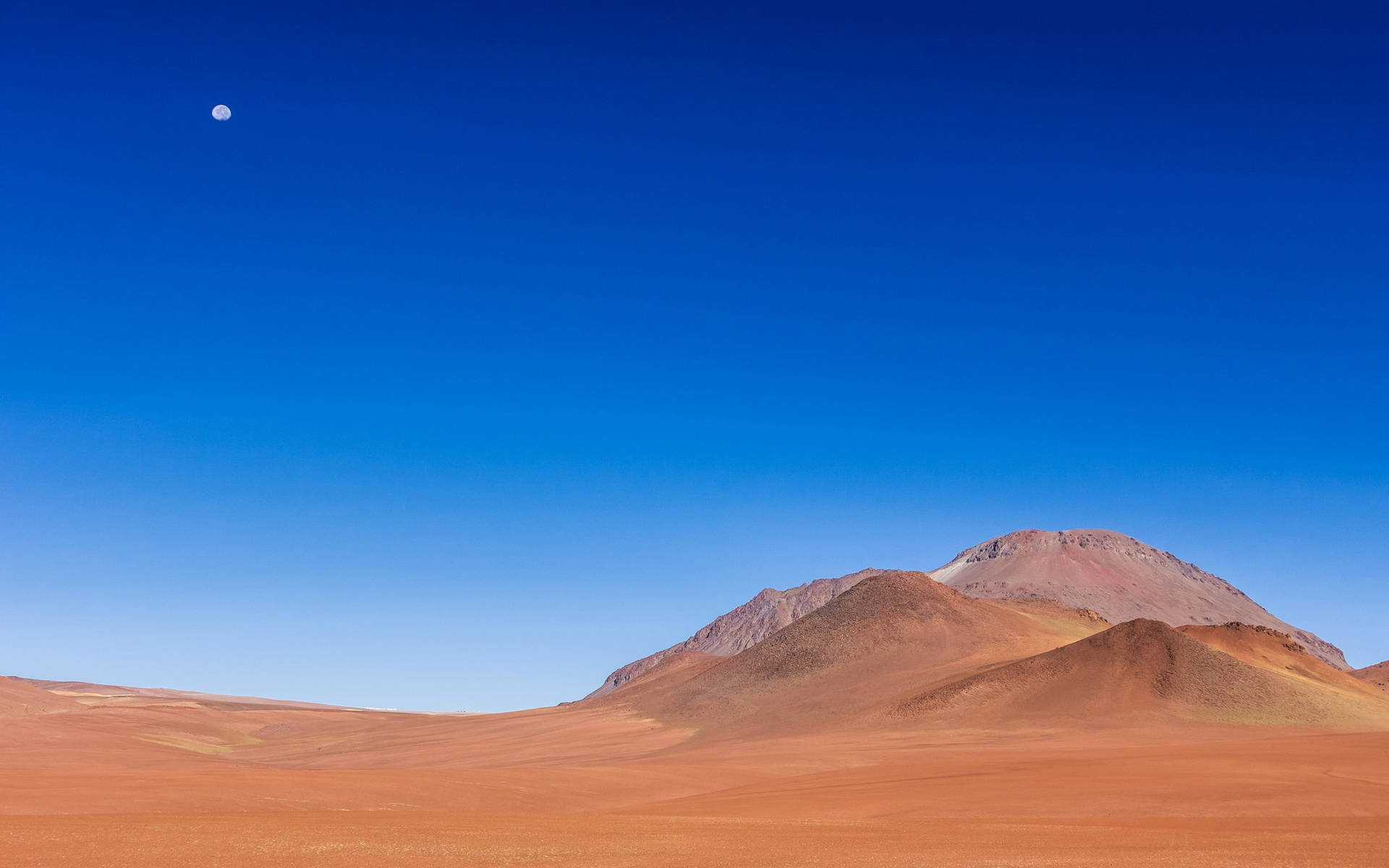 Clear Sky At Desert Background