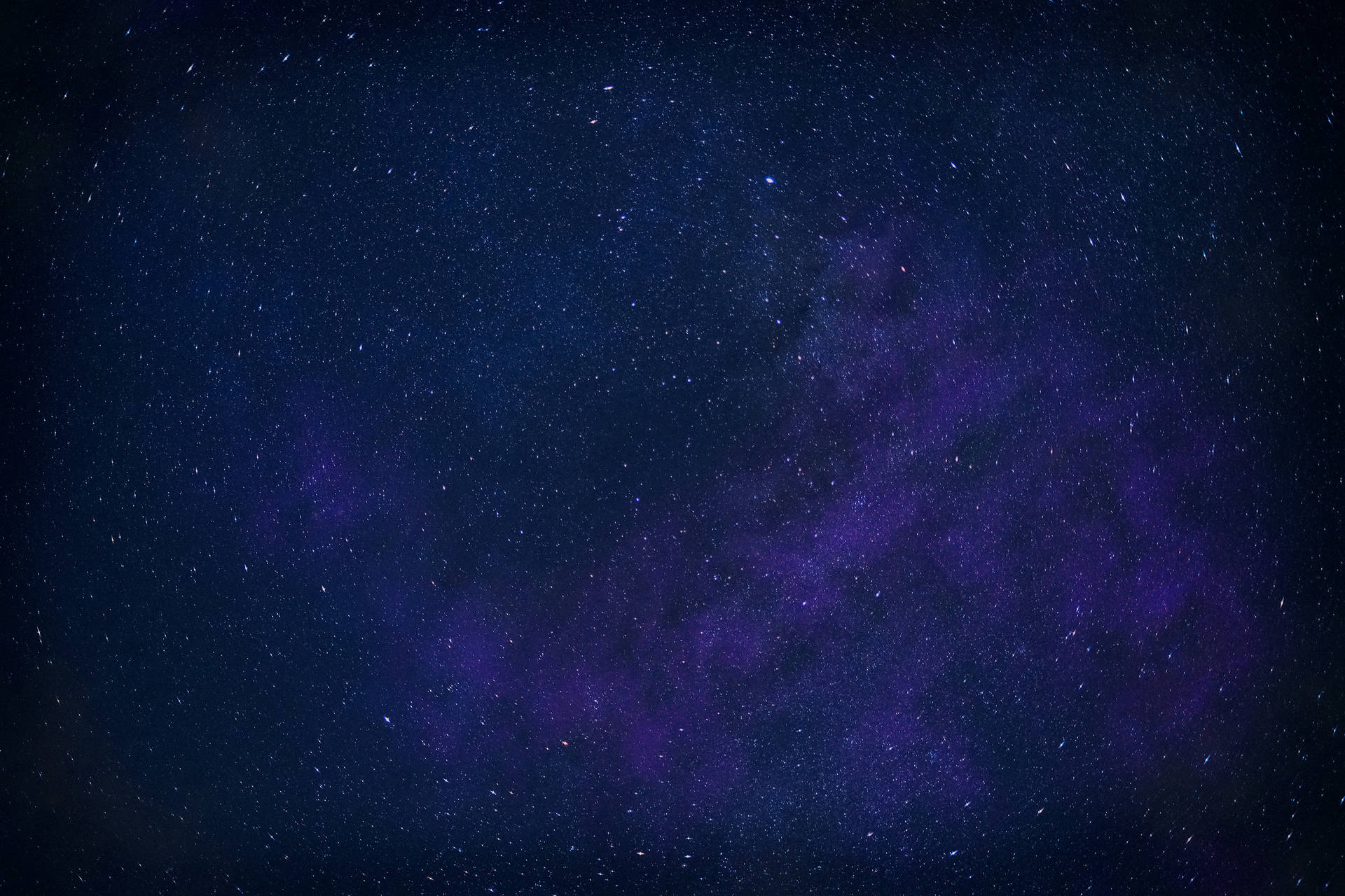 Clear View Of Blue And Purple Galaxy Background