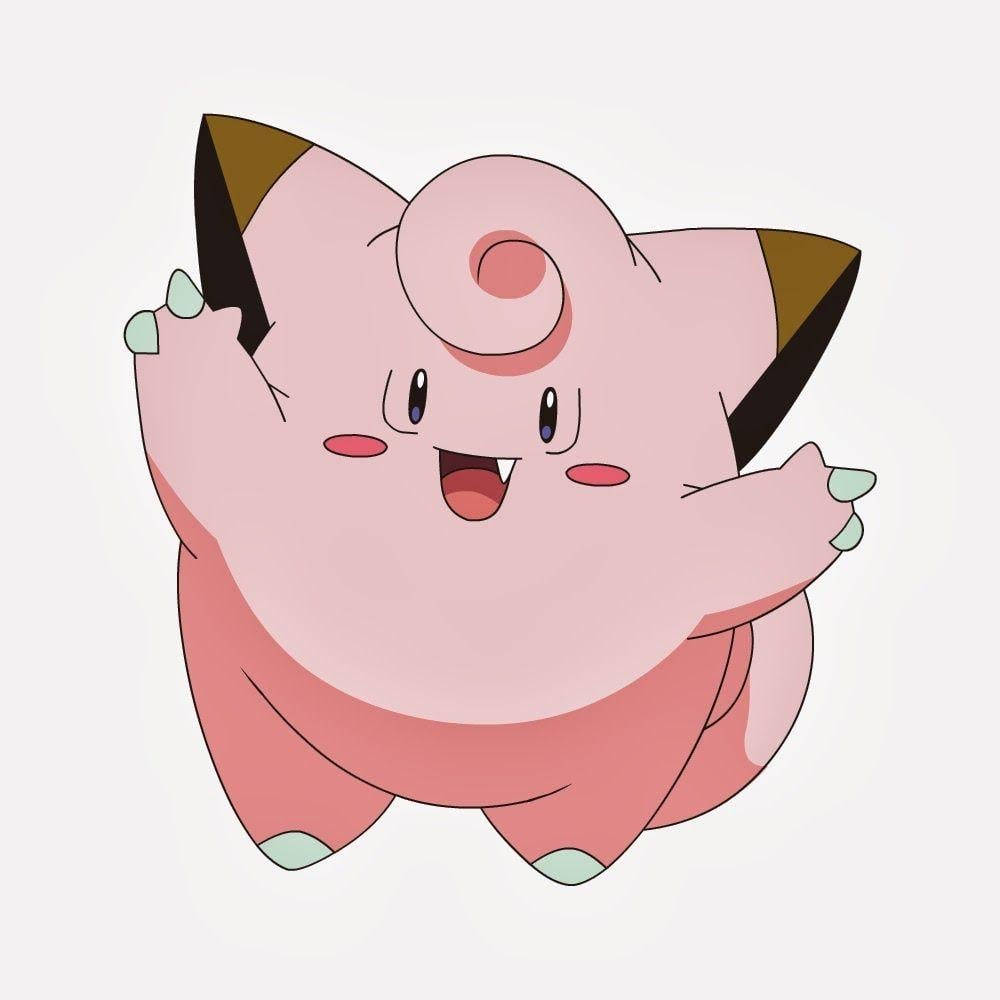 Clefairy In Signature Pose Background