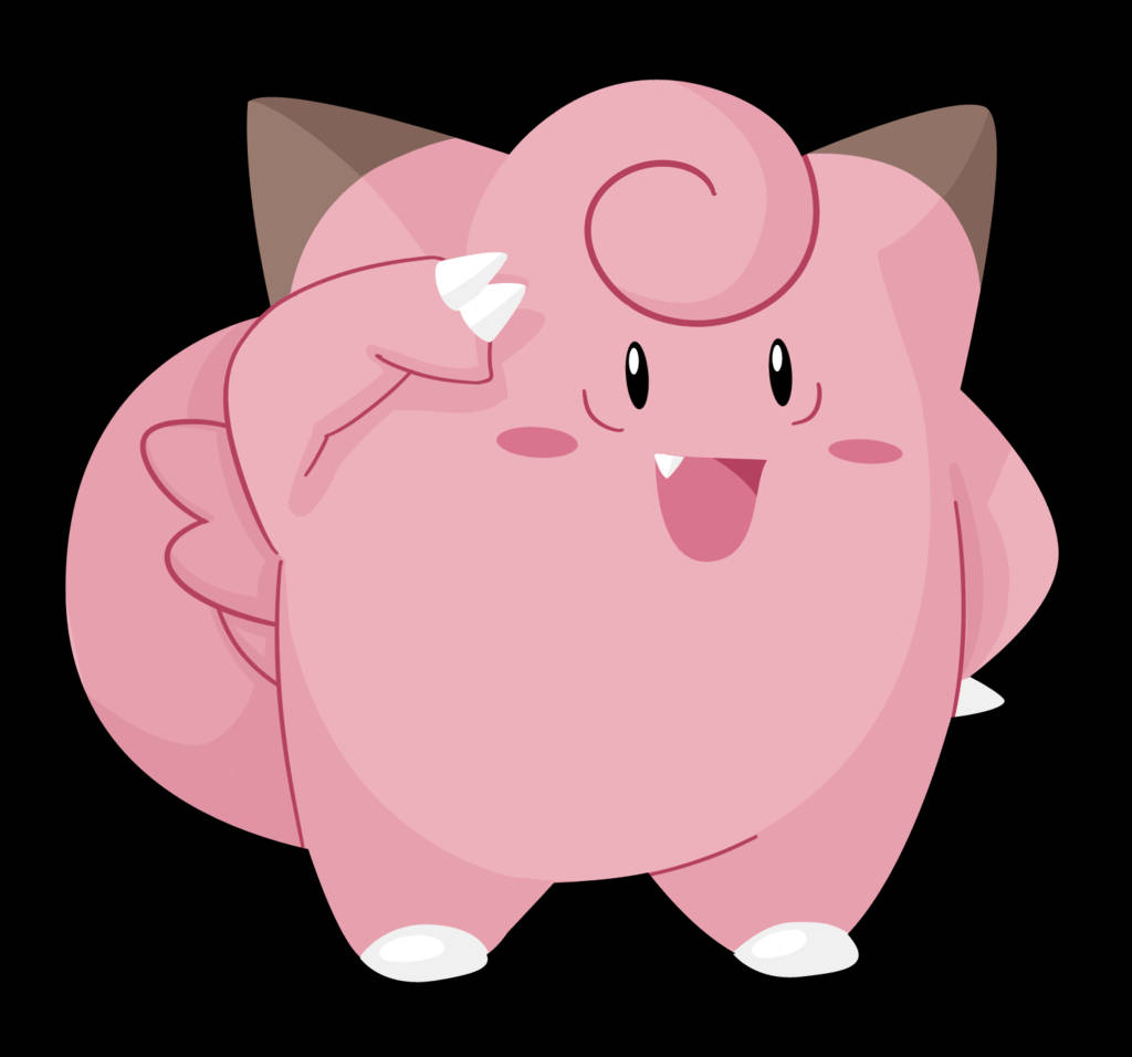 Clefairy Saluting Background